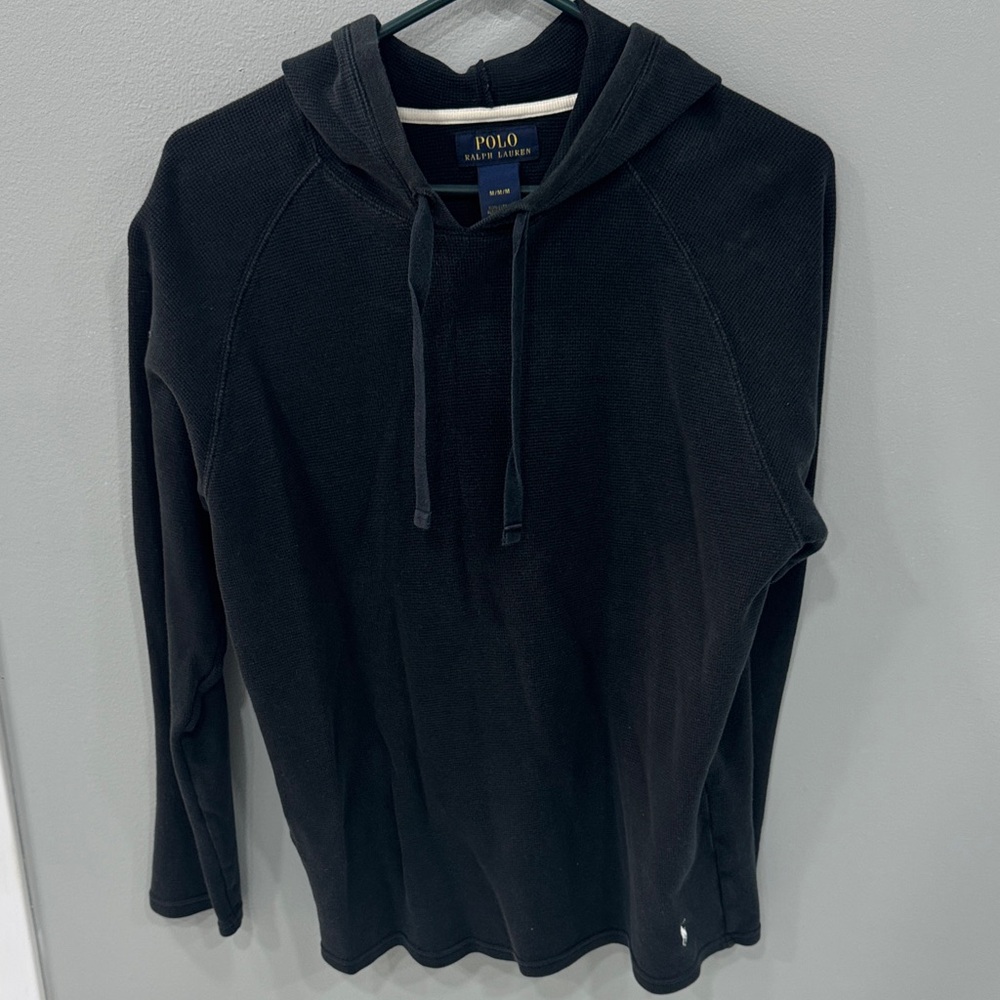 Polo by Ralph Lauren Classic Black Thermal Hoodie